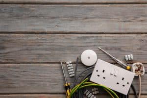 What does a self-employed electrician do?